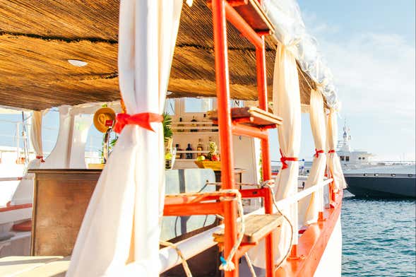 Excursion à Formentera en bateau en bois
