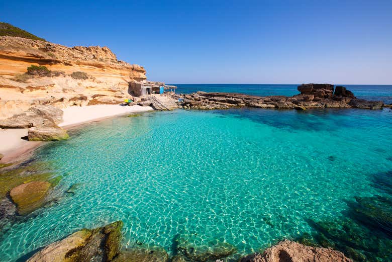 Une des plages de Formentera