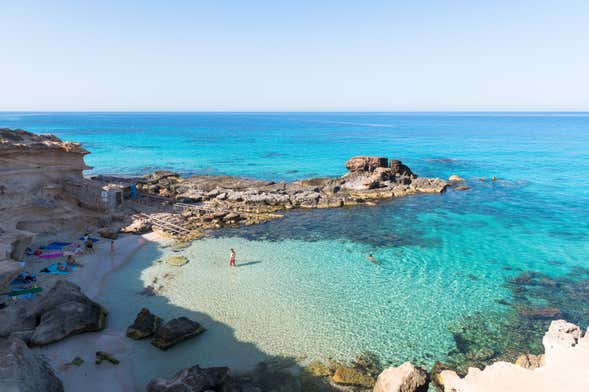 Balade en bateau aux criques de Formentera