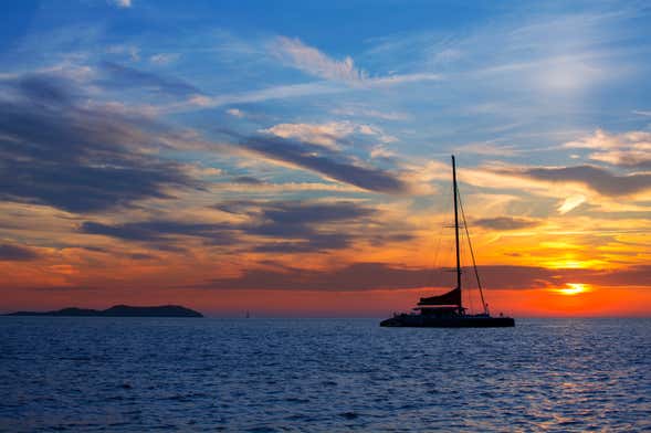 Balade en bateau au coucher de soleil à San Antonio